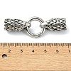 304 Stainless Steel Spring Gate Rings FIND-Z046-01AS-4