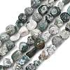 Natural Tree Agate Beads Strands G-D362-A01-2