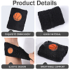 Acrylic Fiber Basketball Pattern Wrist Strap AJEW-WH20006-254-5