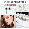 20Pcs 304 Stainless Steel Stud Earring Findings STAS-LP0001-86-4