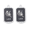 Alloy Twelve Constellations Series Big Pendants PALLOY-O107-01P-02-1