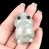 Natural Labradorite Carved Frog with Eye Figurines PW-WG73755-07-1