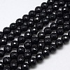 Natural Agate Round Beads Strand G-L084-12mm-28-1