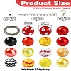 50Pcs Planting Acrylic Beads SACR-CJC0010-01A-8