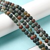 Natural Indian Agate Beads Strands X-G-Q462-6mm-08-3