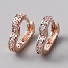 Brass Hoop Earrings EJEW-WH0023-13RG-1
