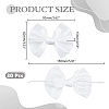 30Pcs Bowknot Polyester Ornament Accessories DIY-AR0005-11A-2