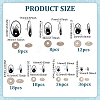 136 Bags Oval Plastic Craft Safety Eye FIND-PH0028-80-2