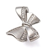 Brass Micro Pave Cubic Zirconia Pendant Bails KK-D378-16P-1