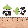 Panda Theme Alloy Enamel Pendants ENAM-T020-34C-3