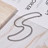 304 Stainless Steel Curb Chains Necklace for Men Women NJEW-JN03846-01-2