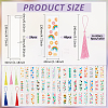 DIY Mixed Pattern Plastic Bookmarks Making Kits DIY-PH0030-21-2
