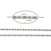 304 Stainless Steel Ball Chains CHS-A002G-1.5mm-2