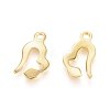 201 Stainless Steel Charms STAS-I123-10G-2