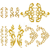 12Pcs 6 Styles Polyester Clothing Patches PATC-GF0001-89A-1