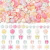 360Pcs 6 Styles UV Plating Opaque Acrylic Beads OACR-YW0004-65-1