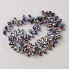 Transparent Facted Glass Beads GLAA-WH0031-58A-2