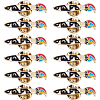 12Pcs Alloy Enamel Lapel Pin Backs for Backpack Clothes JEWB-FH0002-60-1