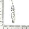 Brass Bullet-Shaped Big Pendant Dowsing Pendulums HJEW-P023-01-4