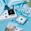 2Pcs 2 Styles Stainless Steel Loose Diamnond Gemstone Display Boxes CON-GA0001-24MP-4