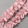 3.28 Feet Polyester Ruffled Ribbons SRIB-WH0011-087C-1