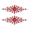 Rhinestone Flower Appliques DIY-WH0504-99C-1