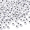 Flat Round Acrylic Beads LS-MACR-PB37C9070-3-1