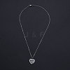 Non-Tarnish 201 Stainless Steel Pendant Necklaces LS-NJEW-S105-JN564-40-1-2