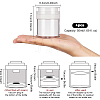 Acrylic Airless Pump Jars MRMJ-WH0083-01-2