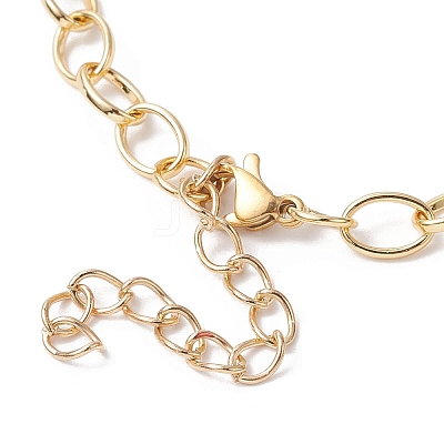 Waxed Cotton Cords Braided Link Bracelets BJEW-JB09963-02-1