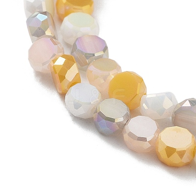 Electroplate Glass Beads EGLA-P056-01C-1
