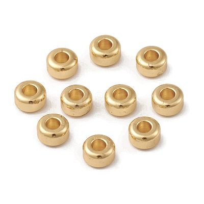 Rack Plating Brass Beads KK-G452-36G-1