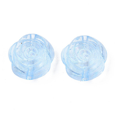 Transparent Acrylic Beads OACR-S028-138-1