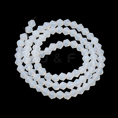 Imitation Jade Frosted Glass Bead Strands EGLA-A039-J2mm-MD05-1
