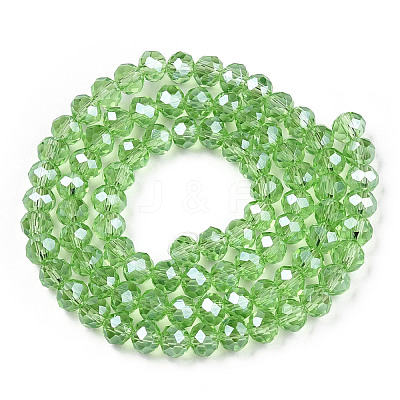 Electroplate Glass Beads Strands EGLA-A034-T2mm-A15-1