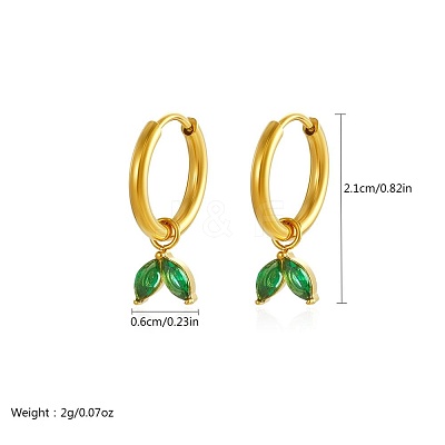304 Stainless Steel Hoop Earrings AY4063-1-1
