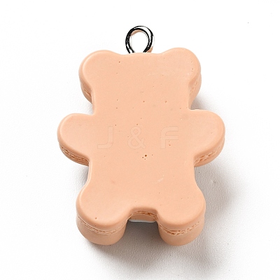 Opaque Resin Pendants RESI-G043-F10-1