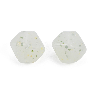 Marbled Stone Style Opaque Acrylic Beads OACR-G009-02C-1
