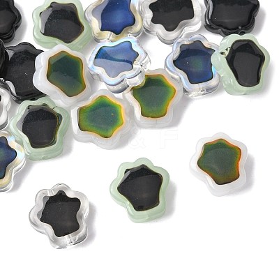20Pcs 5 Colors Glass Beads GLAA-FS0002-53-1