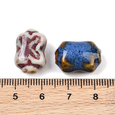 Vintage Handmade Porcelain Beads PR-CBA13CB-05-1