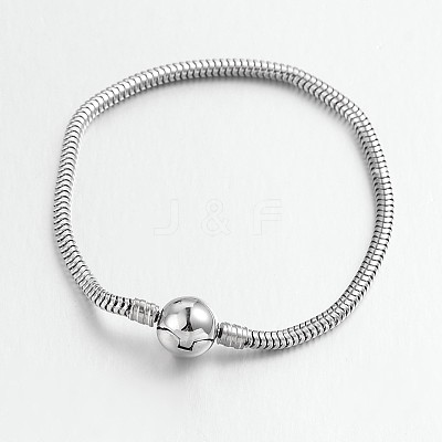 Tarnish Resistant 304 Stainless Steel Bracelets STAS-L137-01-1