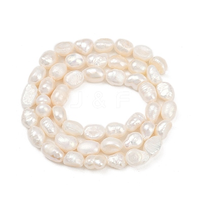Natural Cultured Freshwater Pearl Beads Strands PEAR-P064-20H-02A-1
