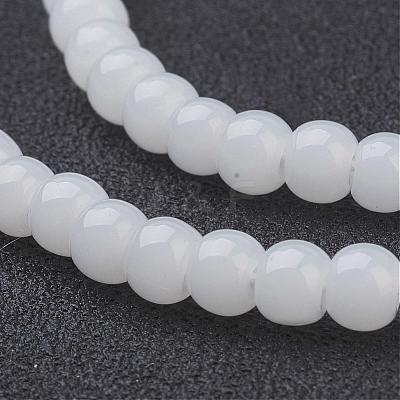 Imitation Jade Glass Beads Strands GMR4mmC26-1