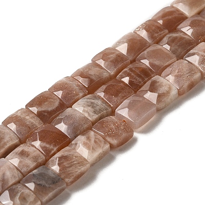 Natural Sunstone Beads Strands G-C109-A09-02-1