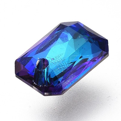 Glass Rhinestone Pendants RGLA-A024-E02-M1-1