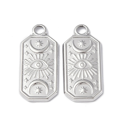 Non-Tarnish 304 Stainless Steel Pendants STAS-C066-23P-1