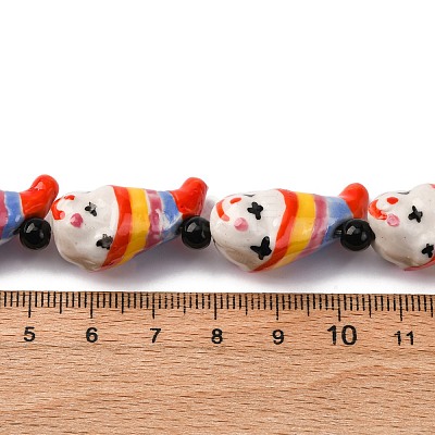 Handmade Porcelain Beads PORC-G006-17-01-1