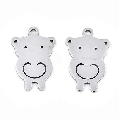 Tarnish Resistant 201 Stainless Steel Pendants X-STAS-S081-041-1