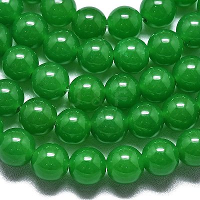 Natural Malaysia Jade Beads Strands G-L645-C01-10mm-17-1