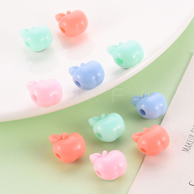 Opaque Acrylic Beads TACR-S154-43D-1